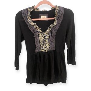 Anthropologie Deletta Top Size Small EUC B0028